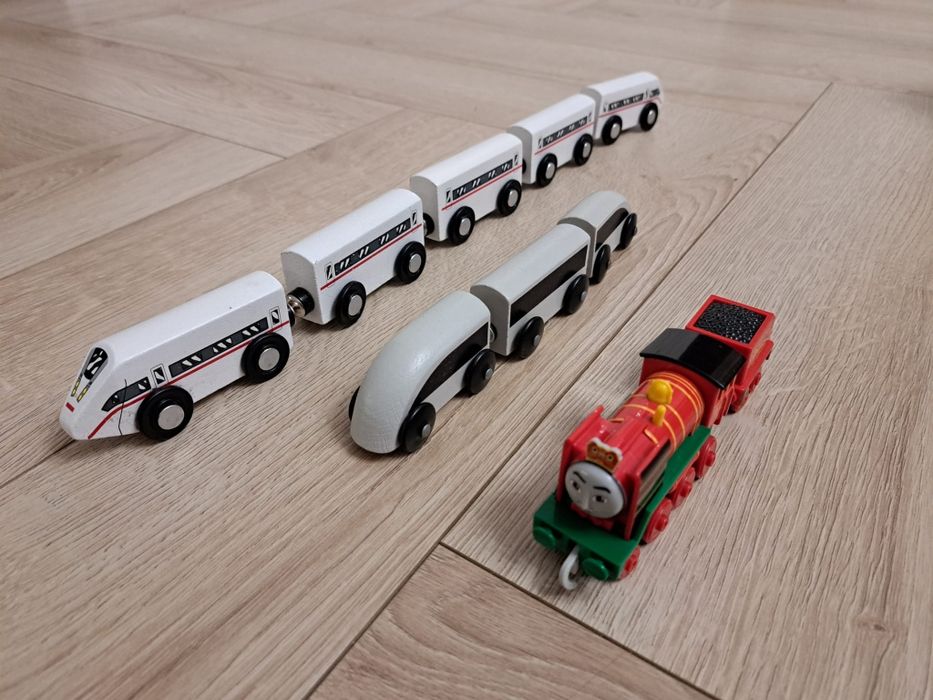 Kolejka drewniana Lillabo Ikea