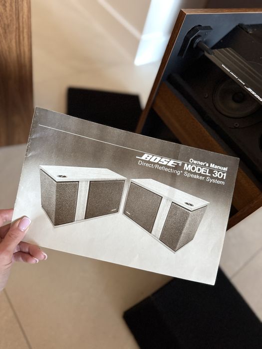 Kolumny półkowe monitory BOSE model 301 seria pierwsza