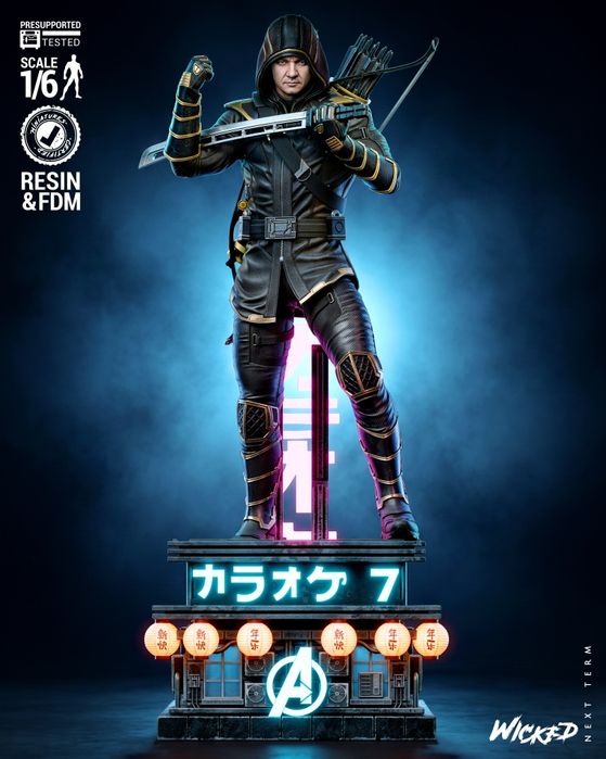 Figurka 3D   Ronin– Fan Art, druk 16K