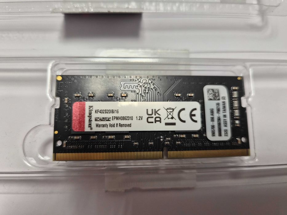 Оперативна пам'ять для ноутбуків Kingston FURY 16 GB SO-DIMM DDR4 3200 MHz Impact (KF432S20IB/16)