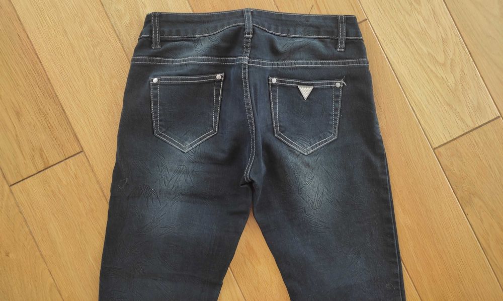 spodnie/jeansy 38 czarne rozm M