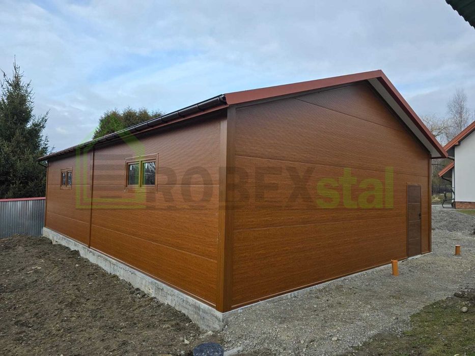 Garaż ocieplany 7X6 z płyty warstwowej PIR6cm MONTAŻ CAŁY KRAJ