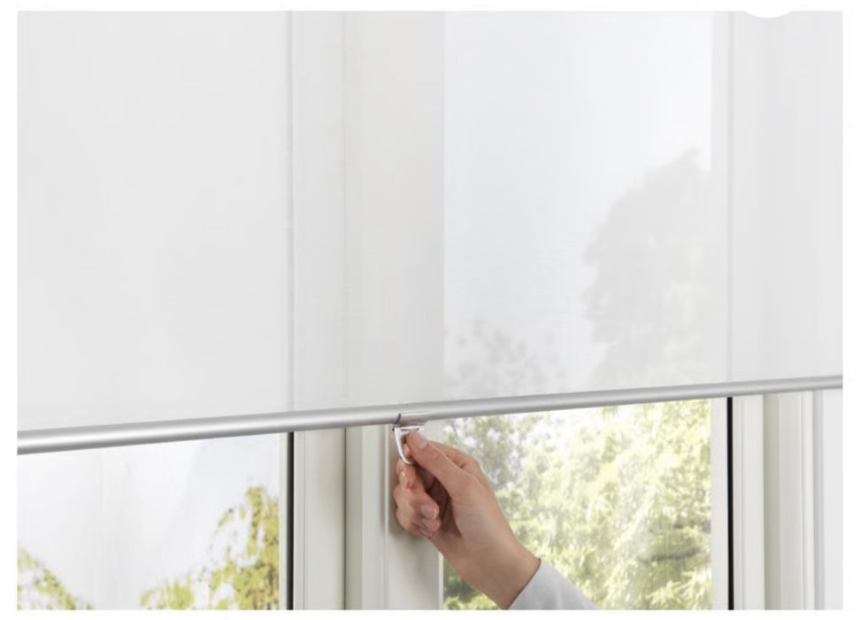 Estore de correr, branco translúcido, 100x195 cm IKEA: SKOGSKLÖVER