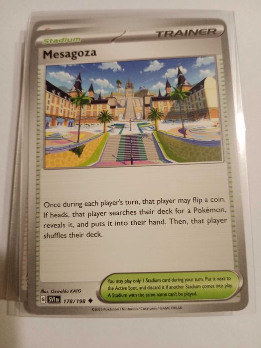 Karta Pokemon Scarlet and Violet 178/198 Mesagoza