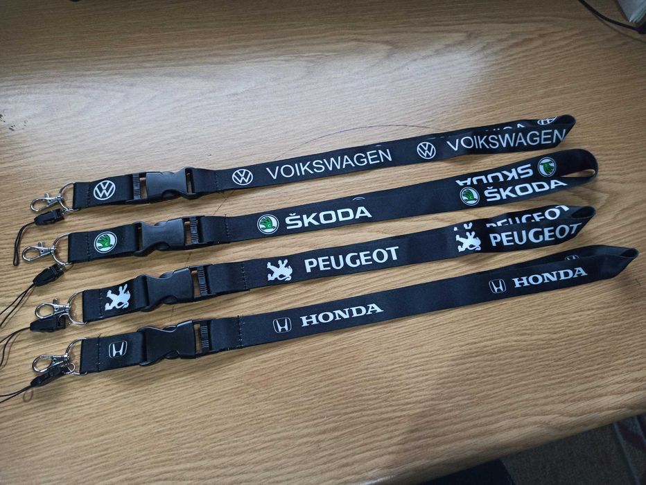 Porta Chaves Fio Fita Pescoço | VW | Skoda | Peugeot | Honda