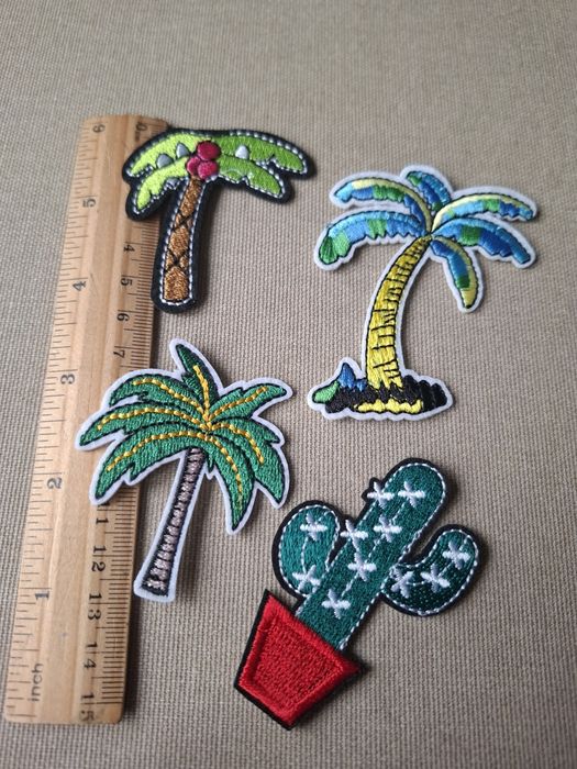 Aplikacji haftowane do naprasowania 4 szt