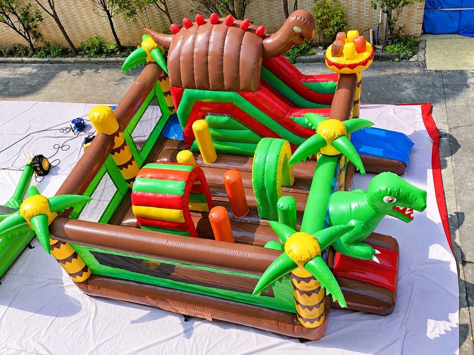 Insuflável Infantil Dinossauros e Selva + Soprador