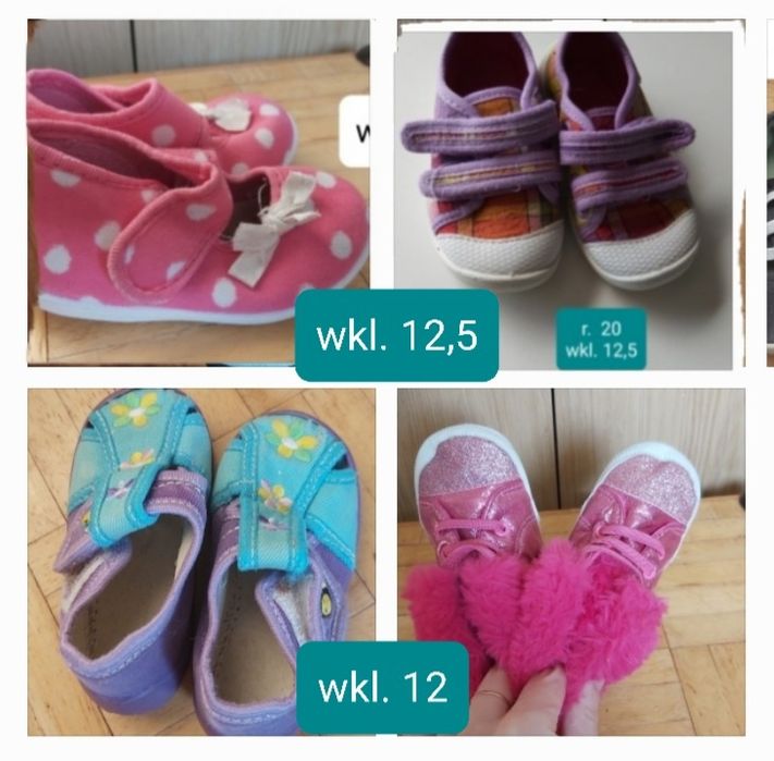 Buty buciki 19 20 dla dziewczynki do zlobka przedszkola
