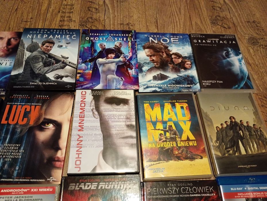 21 filmów DVD s/f m.in Diuna Transformers