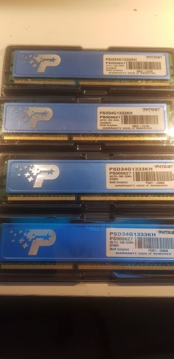 Ram patriot 4x2gb 1333mhz