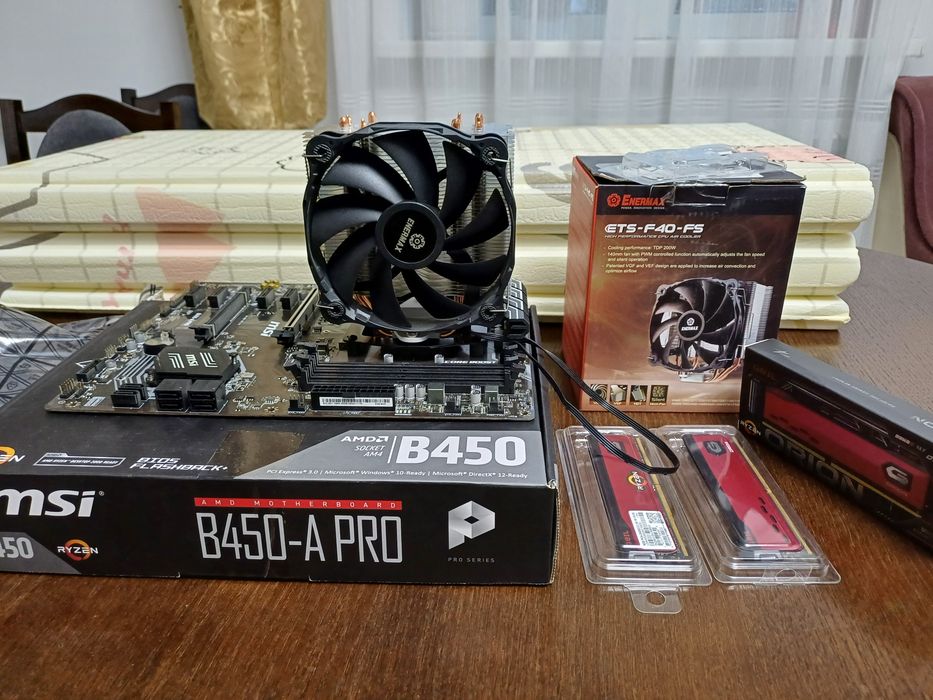 Комплект Ryzen 5600+B450+32gb