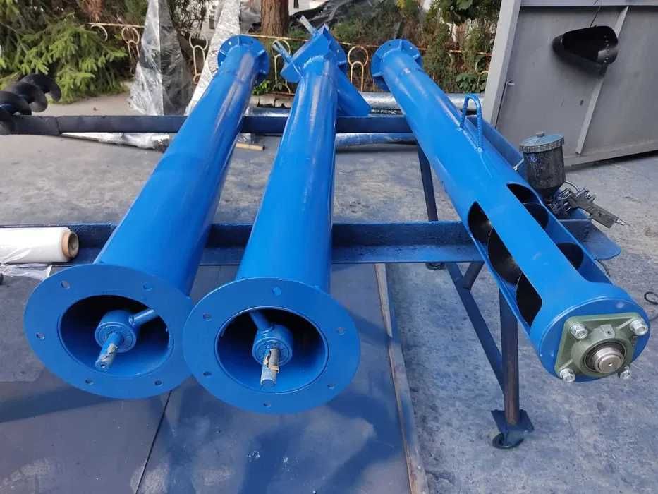 Шнековий навантажувач Ø133*4000, шнековый погрузчик для зерна, шнек