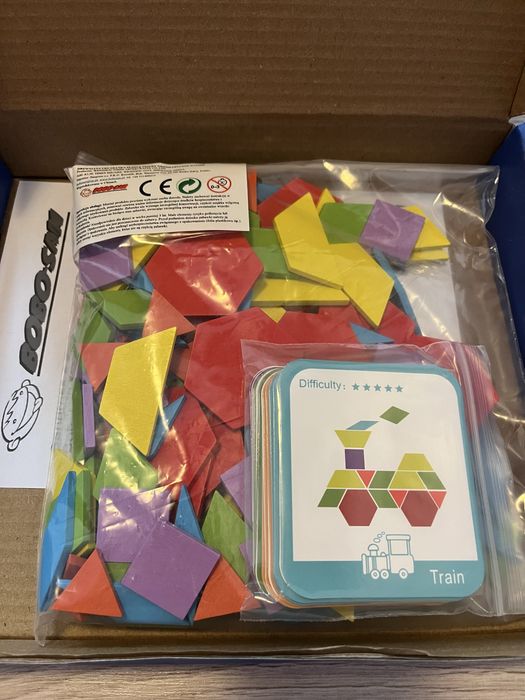 Drewniane  puzzle układanka 155 elem