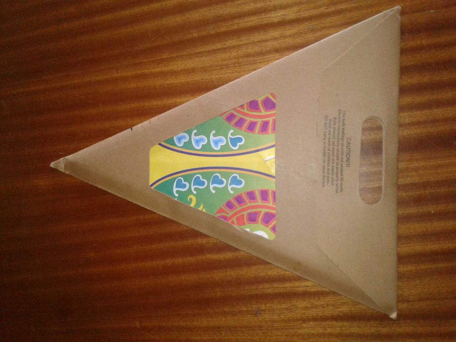 Estrela de papel nova (várias cores)