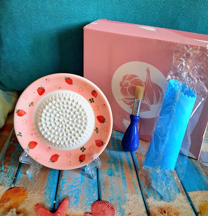 Тарілка терка, іспанська тарілка, Plato rallador, Garlic Grater Plate, Grate Plate