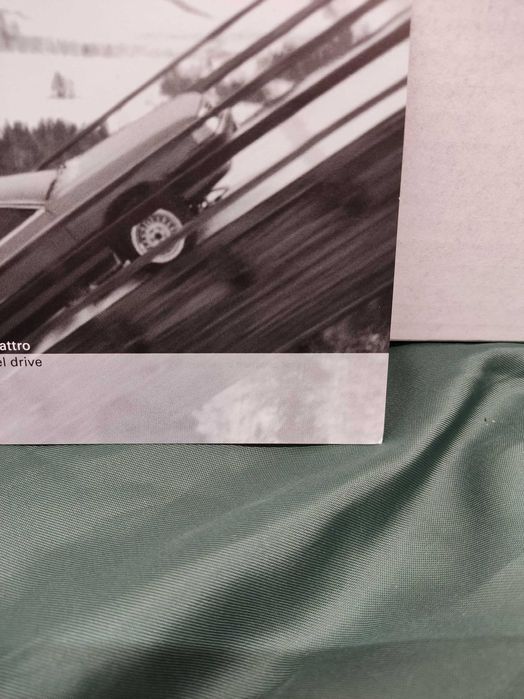 Pocztówka widokówka Audi quattro permanent four-wheel drive