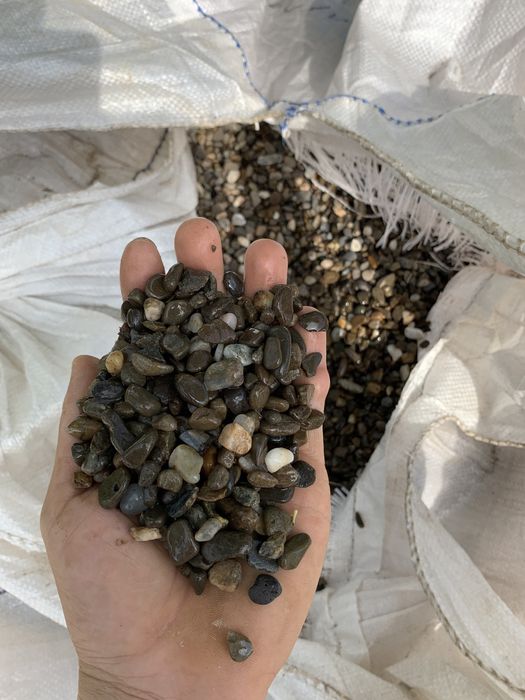 Галька  + мармур митая