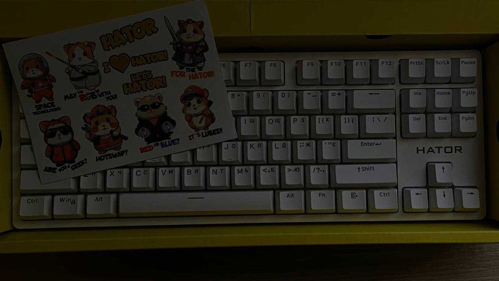 (Orange Switch) HATOR Rockfall Mecha TKL 2 СРОЧНО