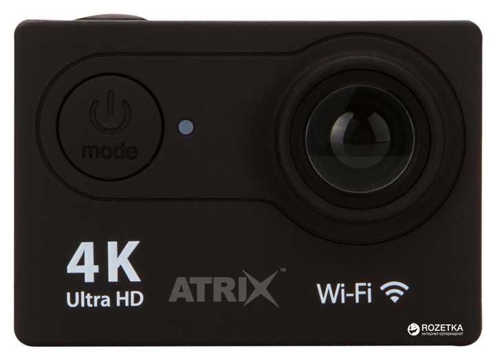 Видеокамера Atrix ProAction H9 4K Ultra HD. Использовалась 1раз