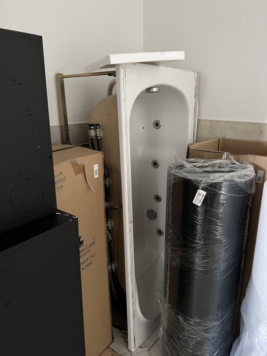 Banheira, bide e lavatorios