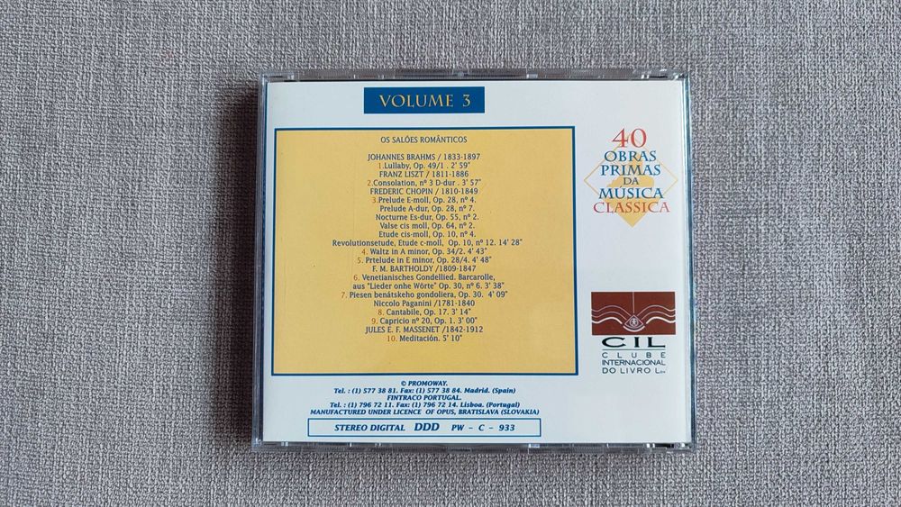 40 Obras-Primas da Música Clássica (CD)