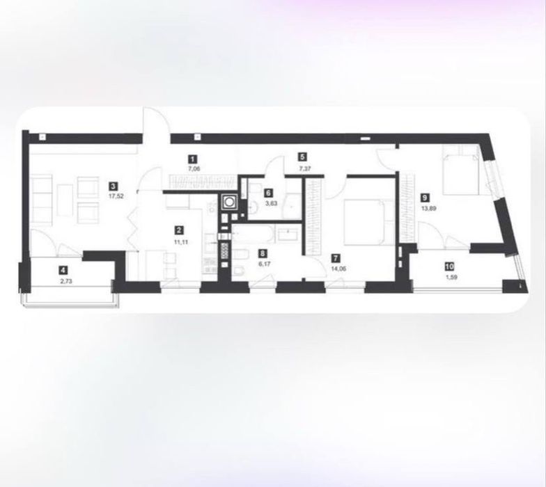 Продаж трикімнатної квартири в будинку бізнес-класу ЖК Silver Flow