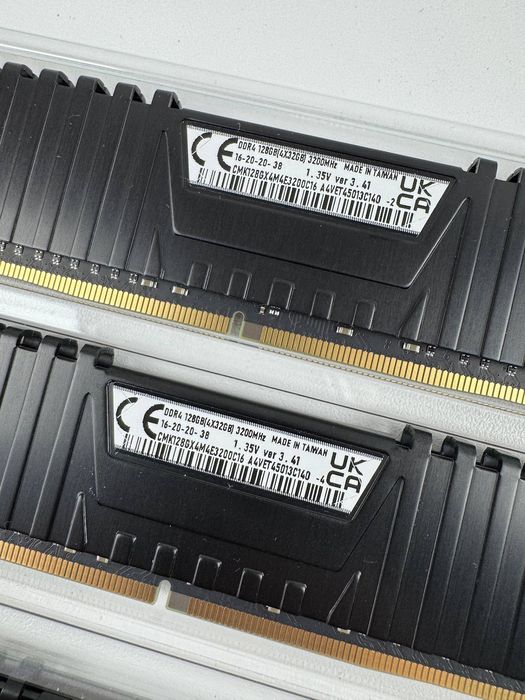Pamięć RAM CORSAIR Vengeance LPX DDR4 DIMM 4×32GB 3200MHz CL16 XMP