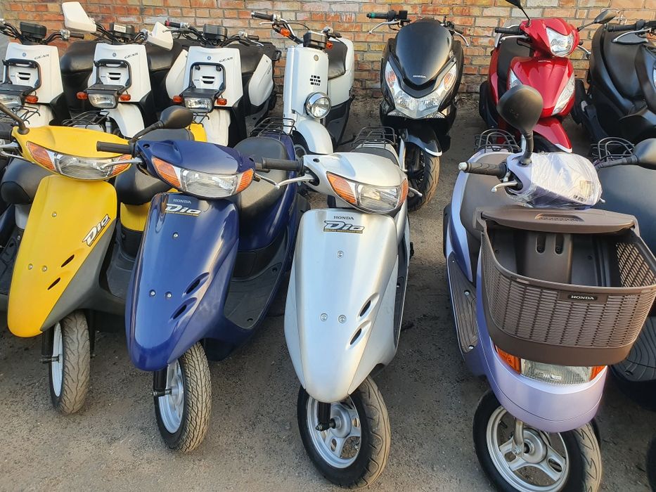 Скутер Honda Dio 27 dark купить мопед ціна прайс дешево кредит zx