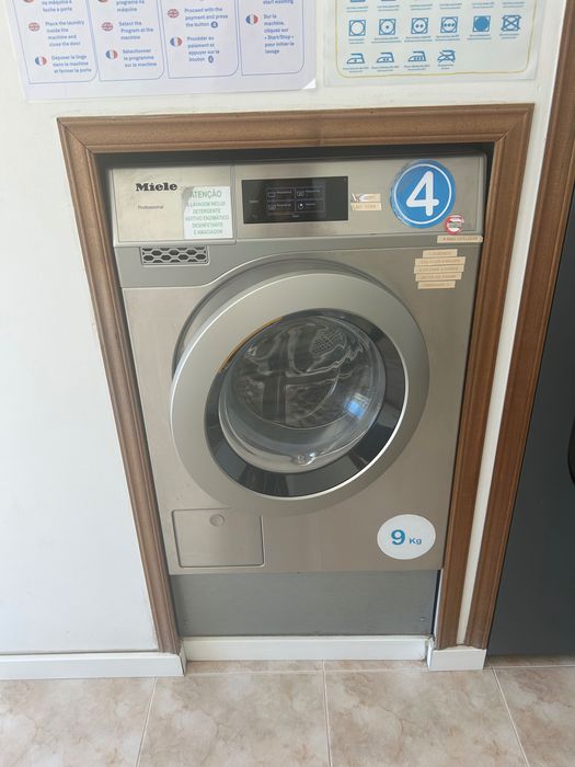 Equipamento lavandaria Self Service Miele