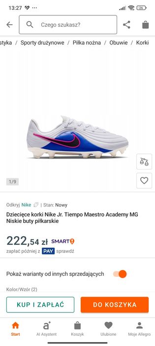 Korki Nike 38 okazja