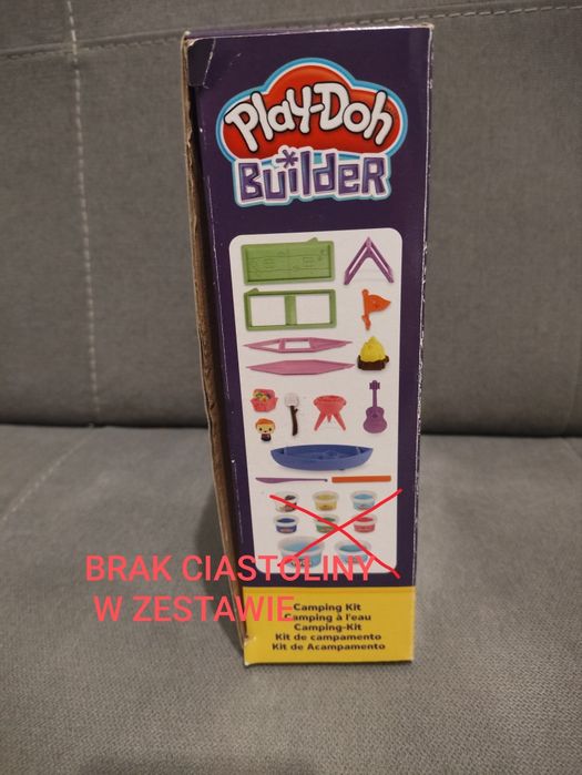 Zestaw Play Doh Builder - kamping - bez ciastoliny
