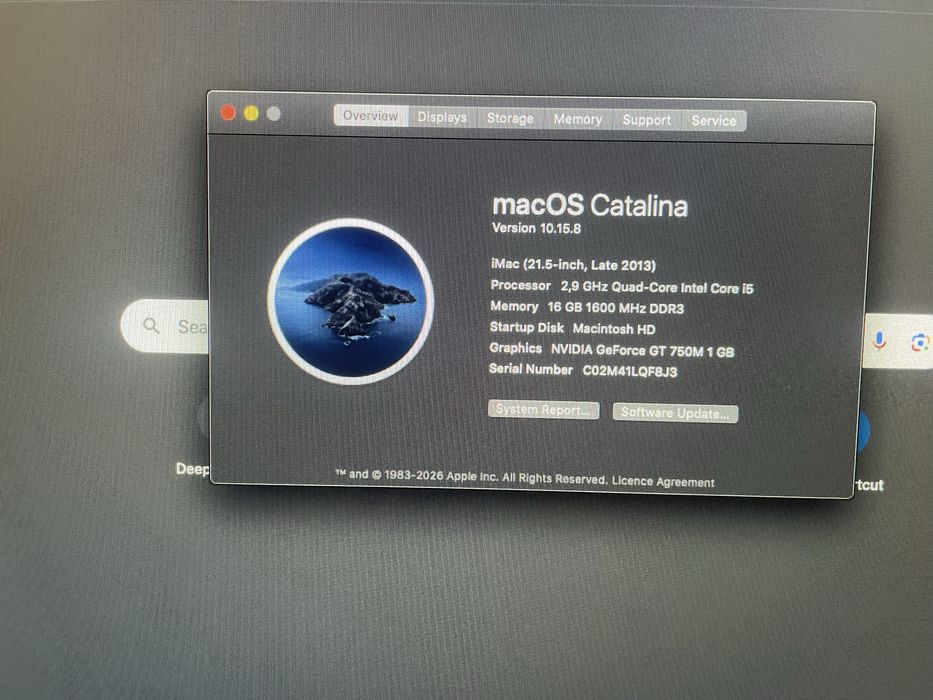 Apple ecra imac
