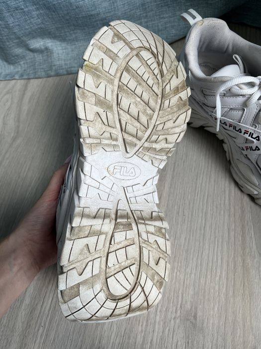 Buty Fila 39 sneakersy białe sportowe