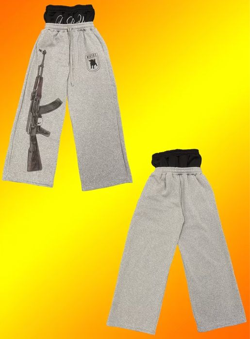 ak47 double waist sweatpants