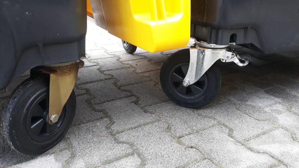 Kontener na śmieci pojemnik na odpady kosz duży 1100 litrów