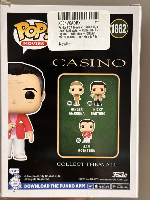 Funko pop! Casino Казино SAM ROTHSTEIN Сэм Ротштейн