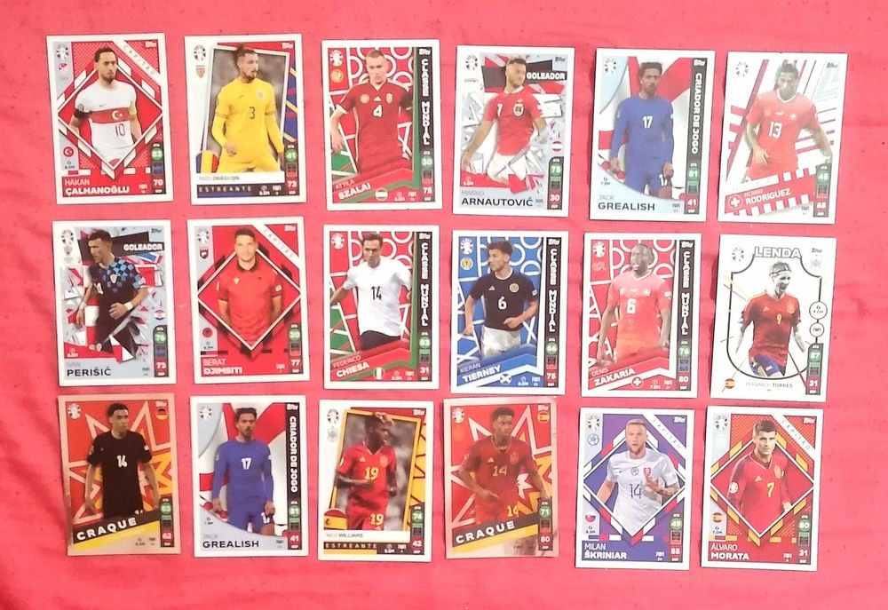 18 Cartas Euro-2024 (Lidl)
