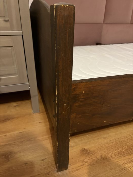 Ikea, dziecięce łóżko, rosnące z dzieckiem, drewniane