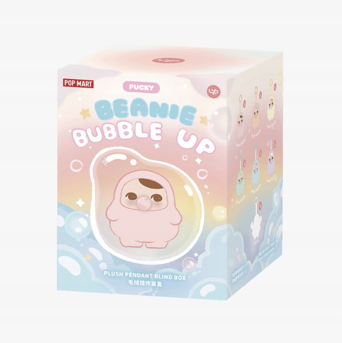 Original Pop Mart PUCKY BEANIE BUBBLE UP SERIES Plush Pendant popmart
