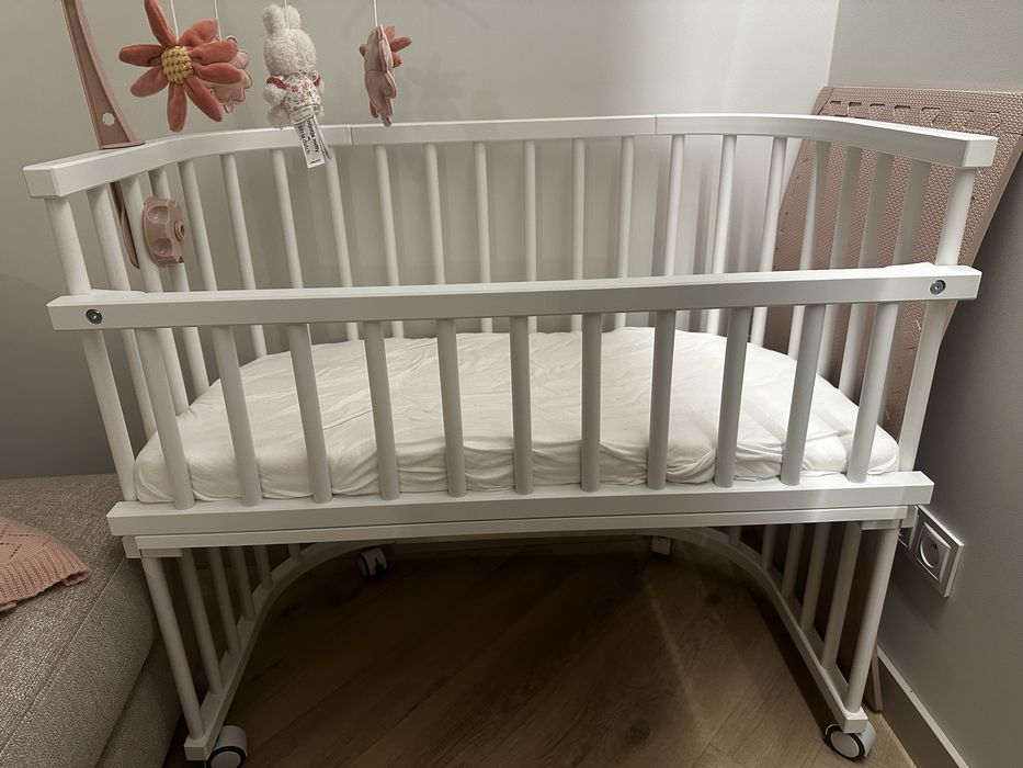 Dostawka babybay maxi + materac+ kolka