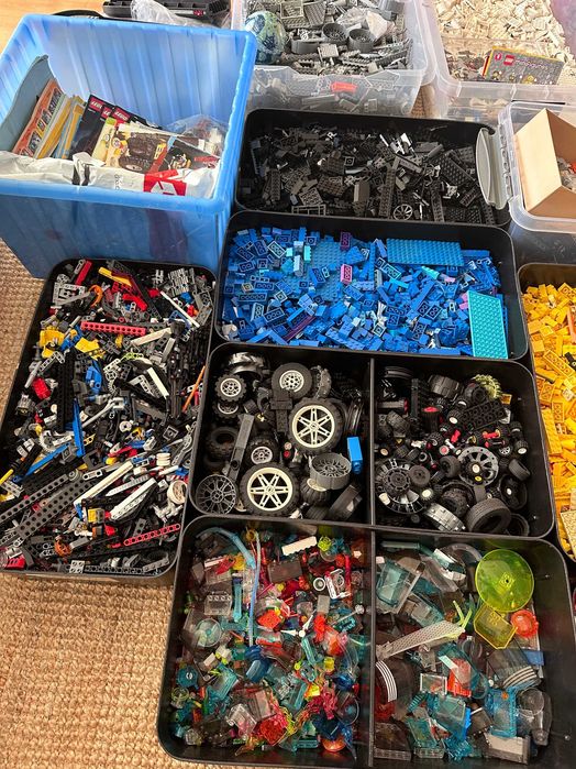 Lego mix - Star Wars, City i inne ponad 45 KG + zestawy
