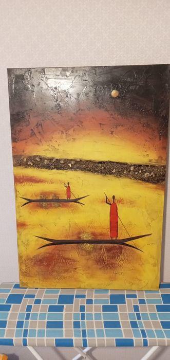 Продам картину на стену, длина 90 сантиметров ,ширина 60 сантиметров .