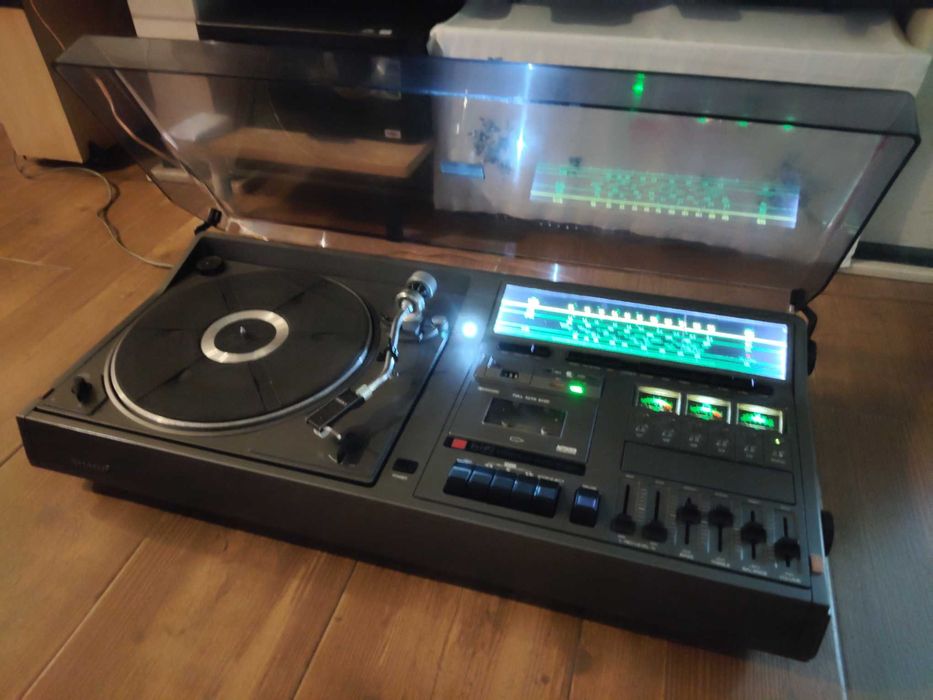 Aparelhagem SHARP SG-450H receiver giradiscos antiga vintage