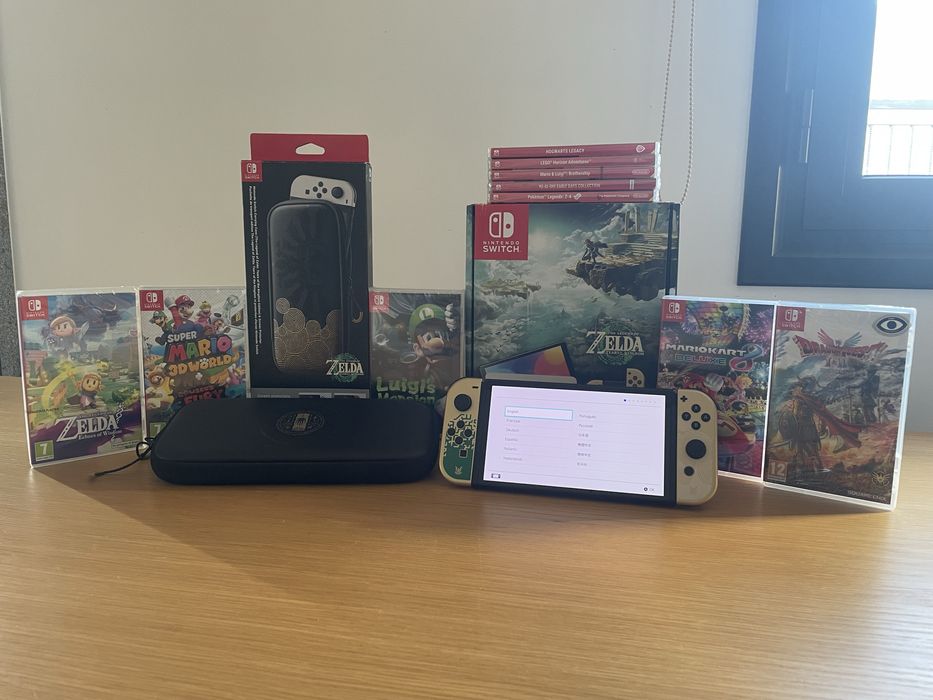 Nintendo Switch OLED | Edição Zelda | + Acessórios