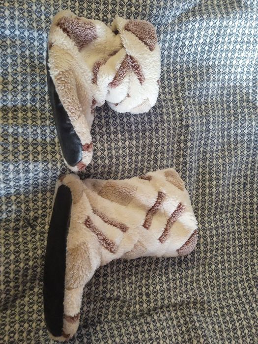 Женские тапки-чуни,теплые