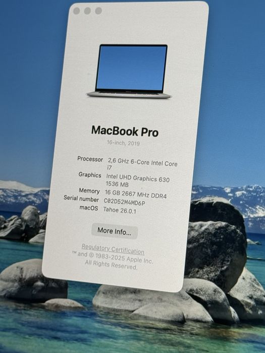 Mac Book 16 512GB 16ОЗУ