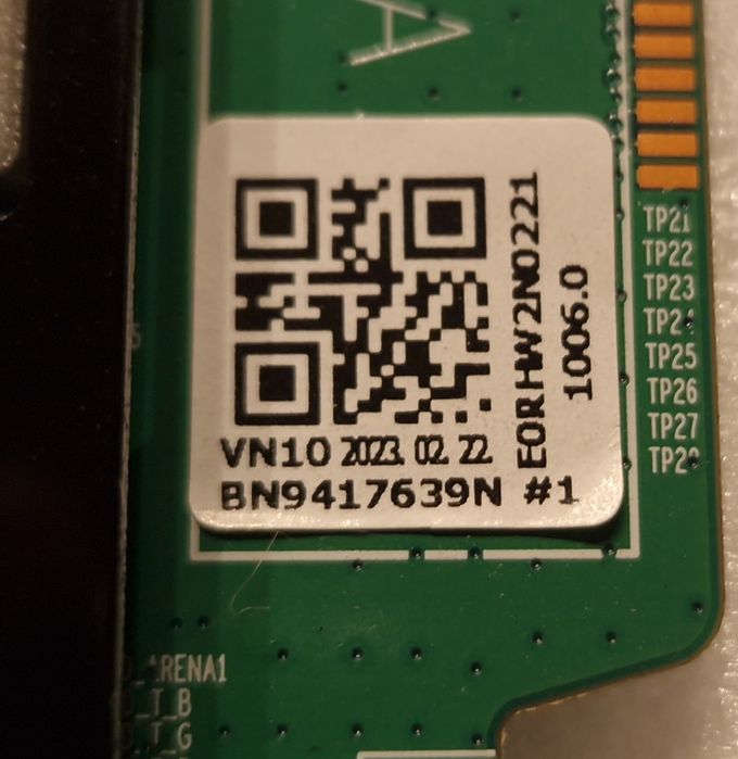 Monitor Samsung Odyssey Neo G7 LS32BG700  - płyta główna, tcon