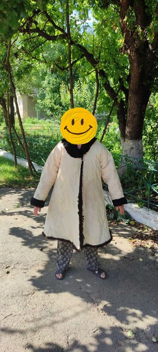 Кожух білий жіночий
