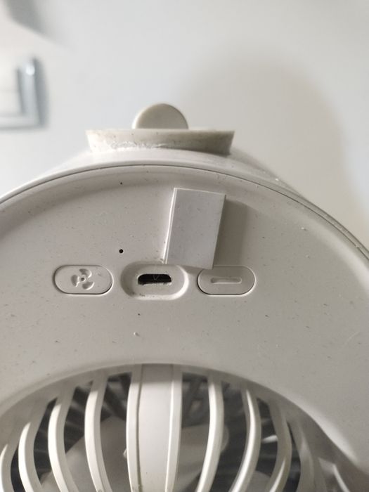 Настільний вентилятор, micro usb