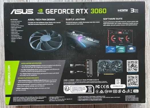 Karta grafiki ASUS RTX 3060 12GB OC - Nowa